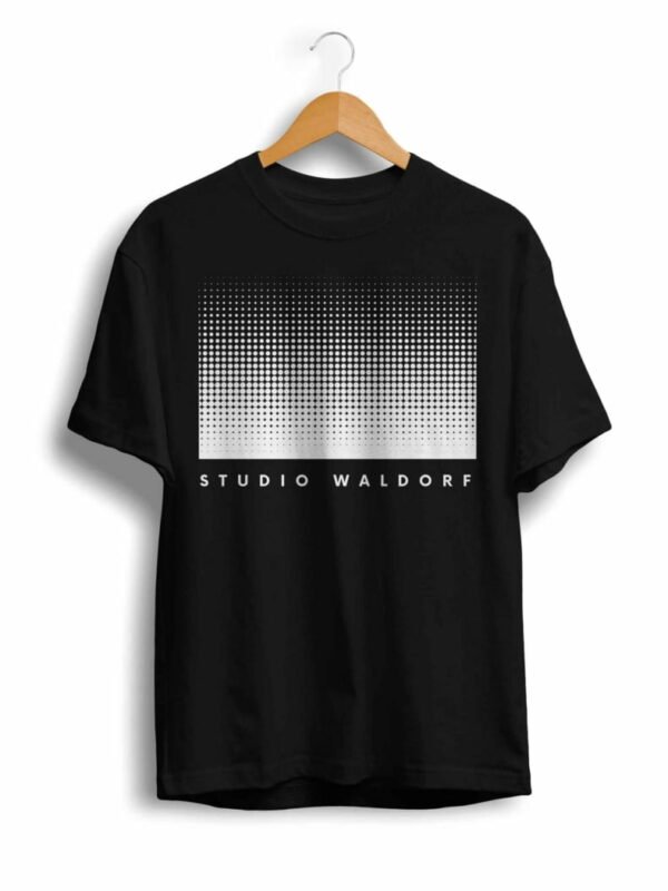3d-square black t shirt