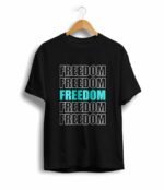 U/P Men's Freedom Black Tshirt