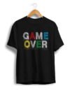U/P Game Over Unisex Black Tshirt