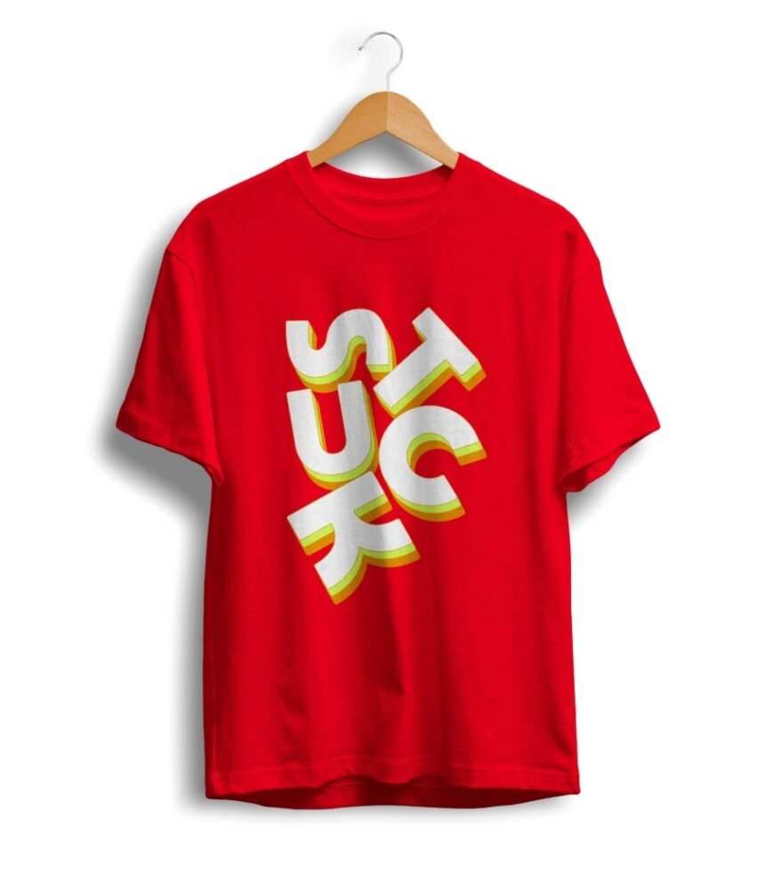 Unisex Stuck Graphic T Shirt