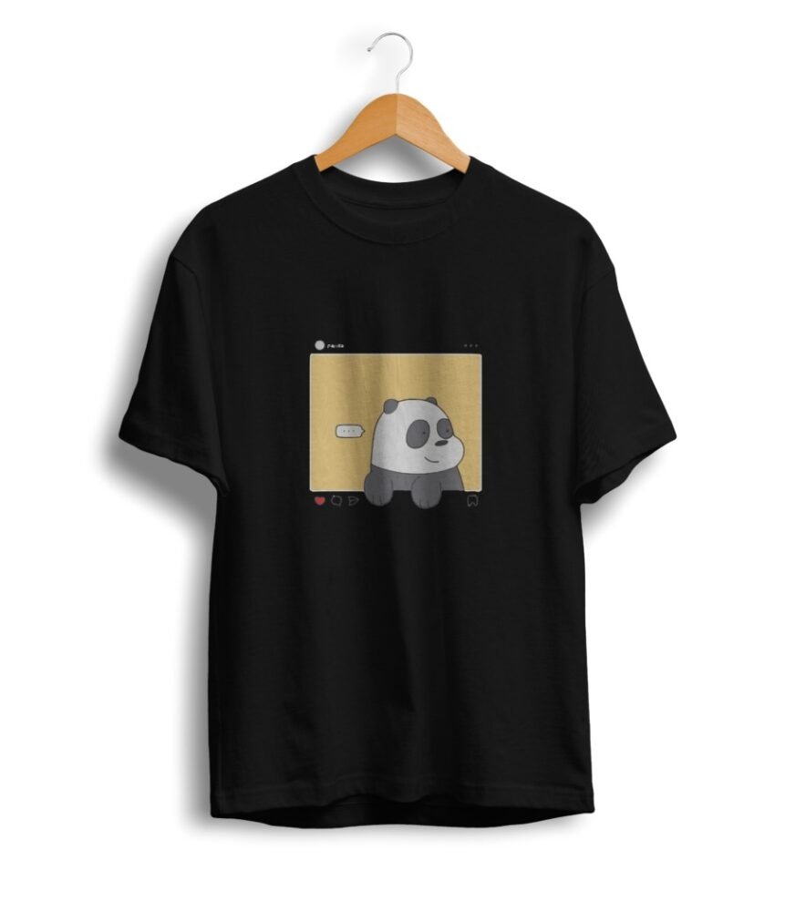 U/P Panda Profile Unisex Tshirt