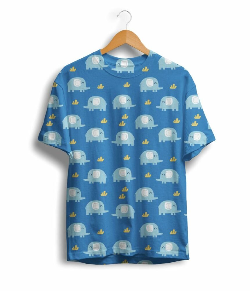 Elephant All Over T Shirt