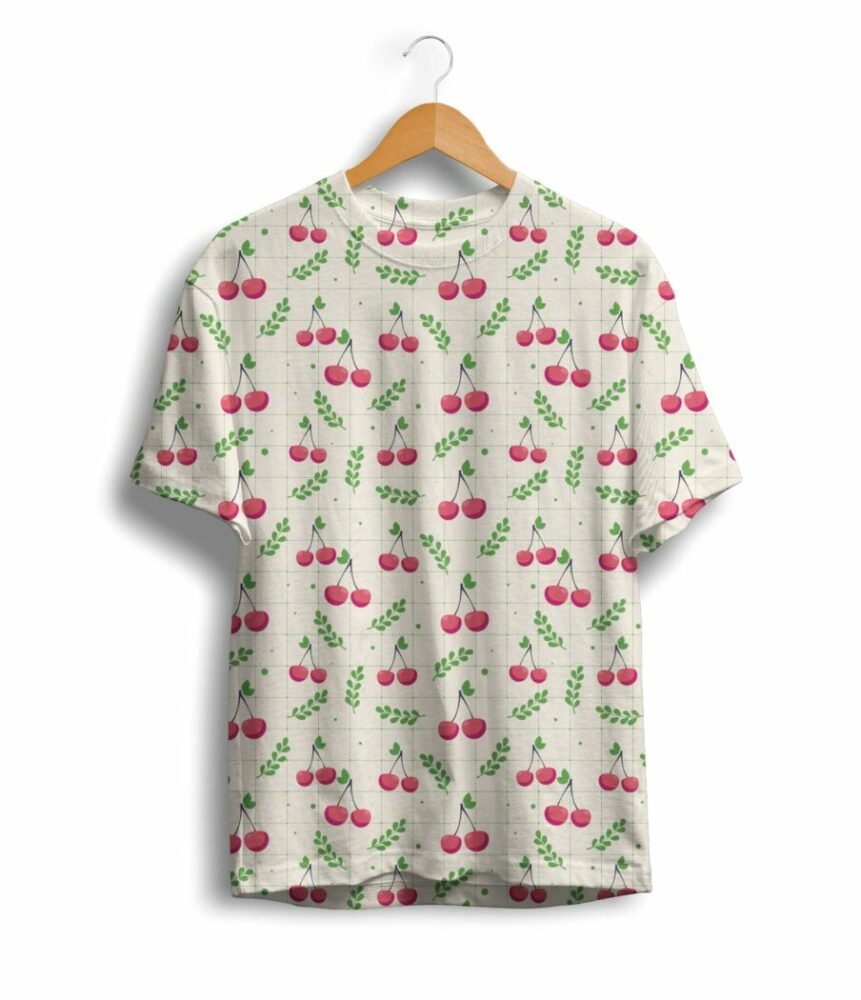 Cherry Check T Shirt