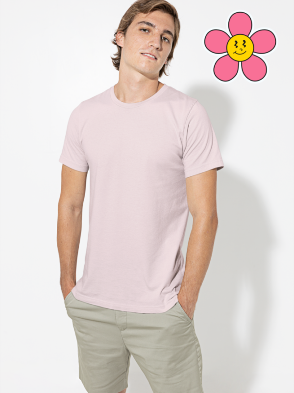 Solid Supima Blush Pink T Shirt