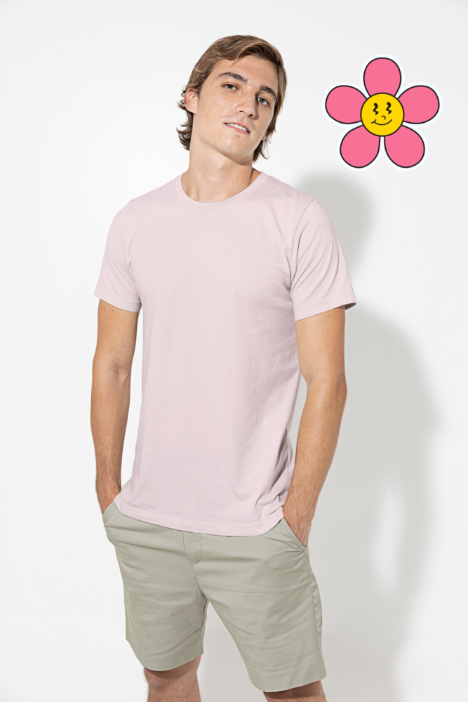 Solid Supima Blush Pink T Shirt