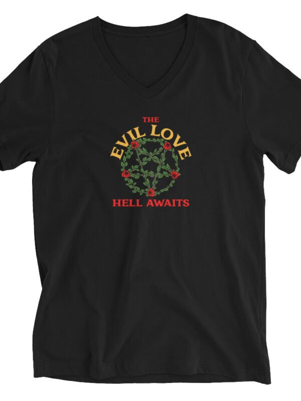 Evil Love V Neck T Shirt