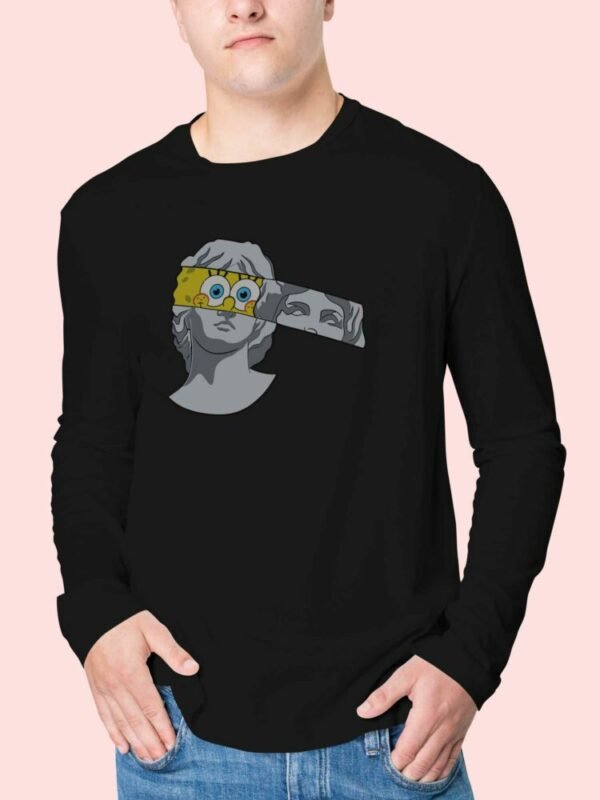 Greek SpongeBob Full Sleeves T Shirt