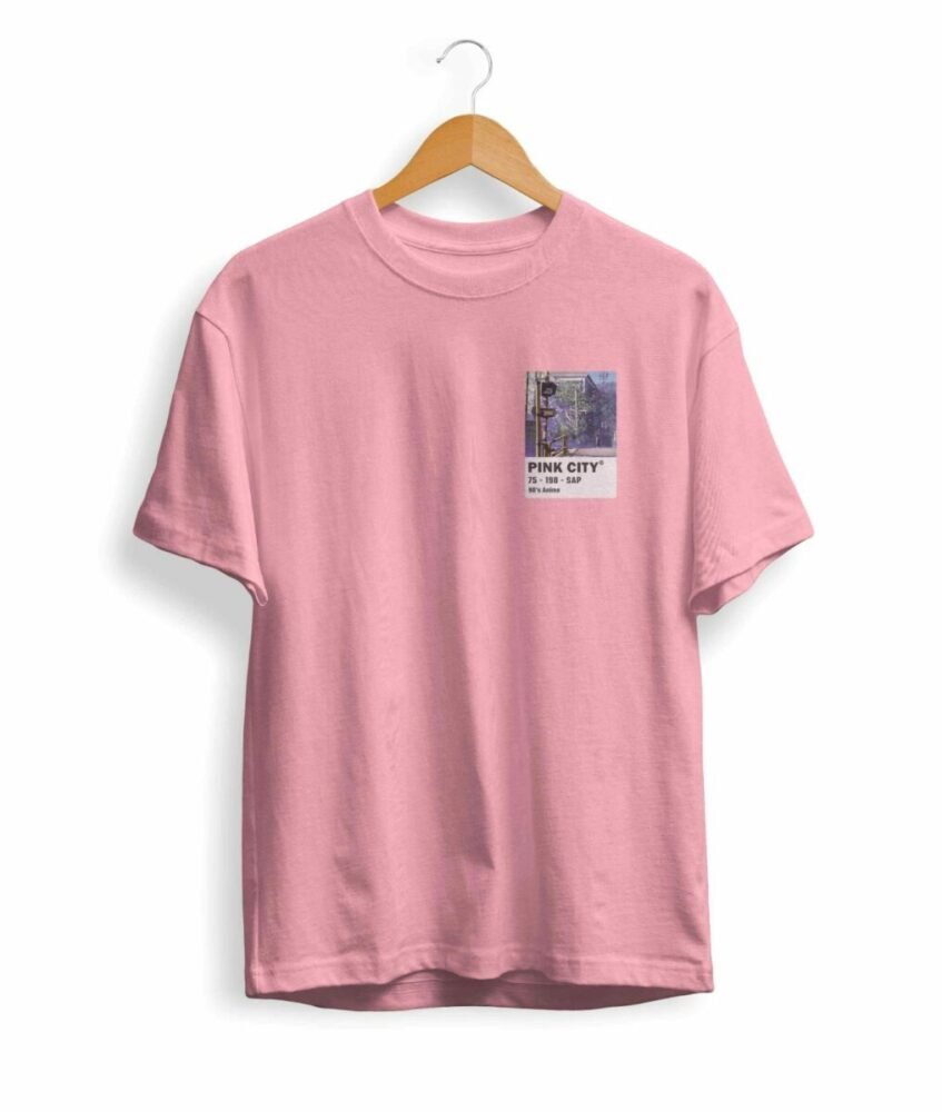 Pink City 90's Anime T Shirt