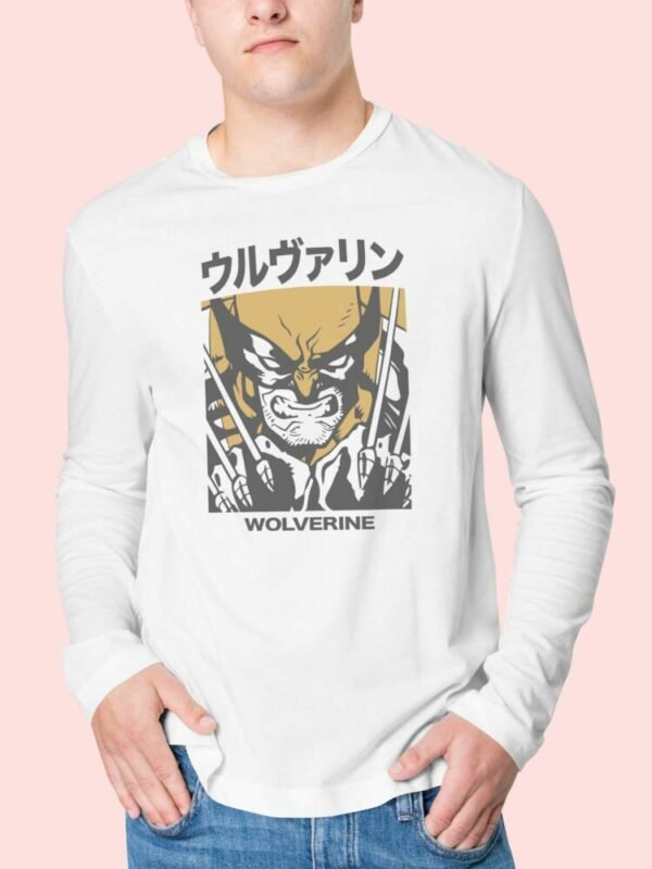 Wolverine Full Sleeves T Shirt