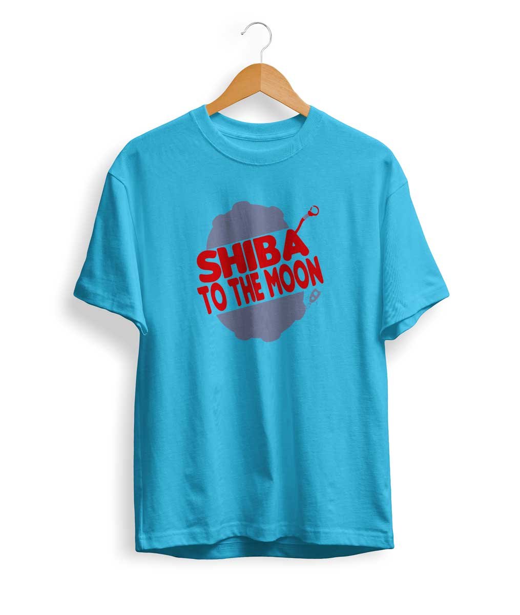 Shiba to the moon T Shirt