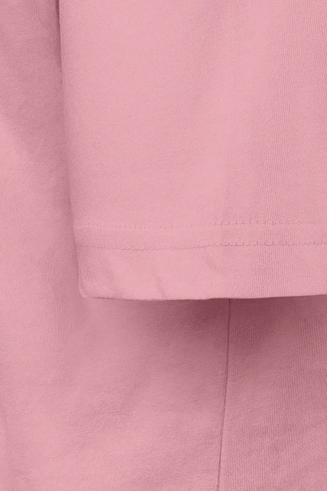 Solid Baby Pink T Shirt
