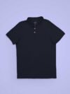 Navy Blue Solid Collar T Shirt