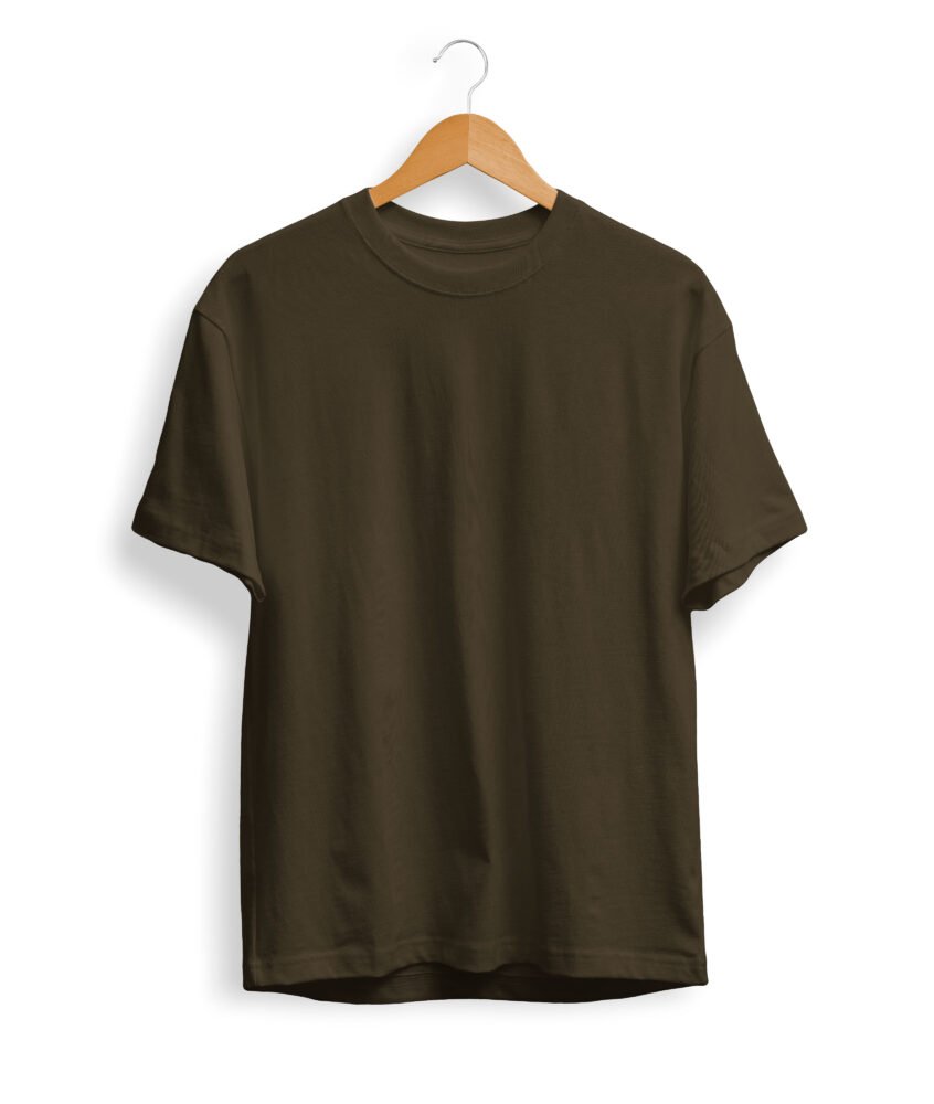 Solid Olive Green T Shirt
