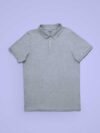 Grey Malenge Solid Collar T Shirt