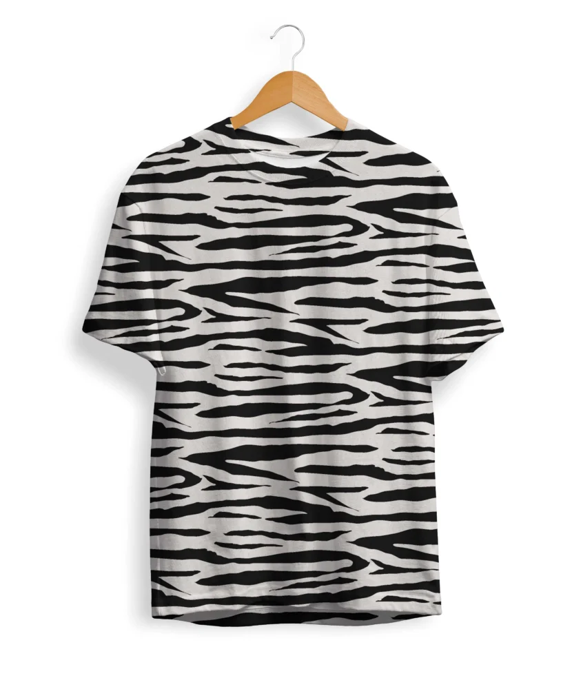 Black and White Pattern T-Shirt