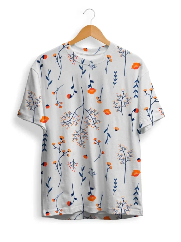 Leafs and Flowers T-Shirt