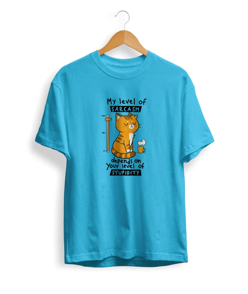 My level of sarcasm Kitty T-Shirt