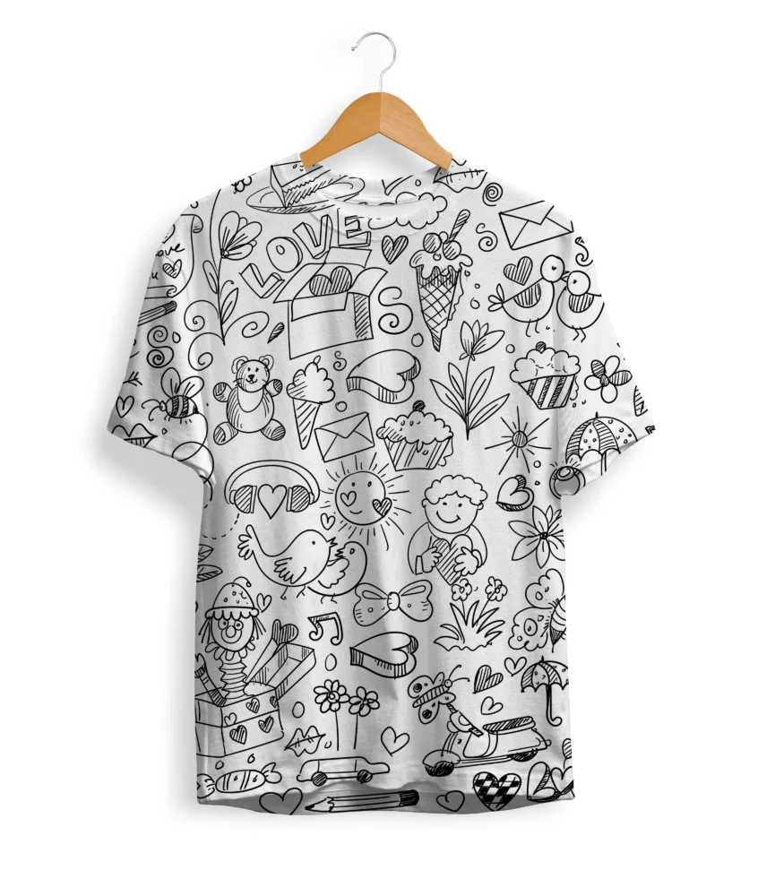Doodle Pattern T-Shirt