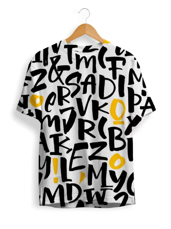 Alphabets Pattern T-Shirt
