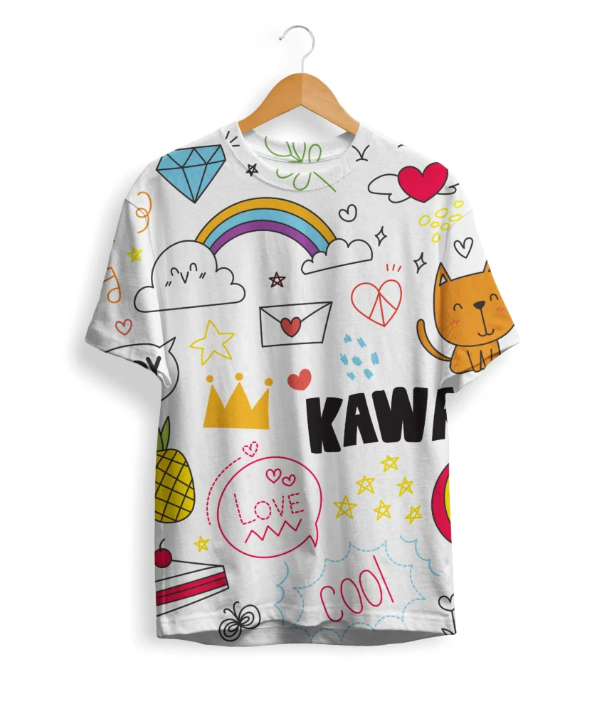 Kawai Pattern T-Shirt