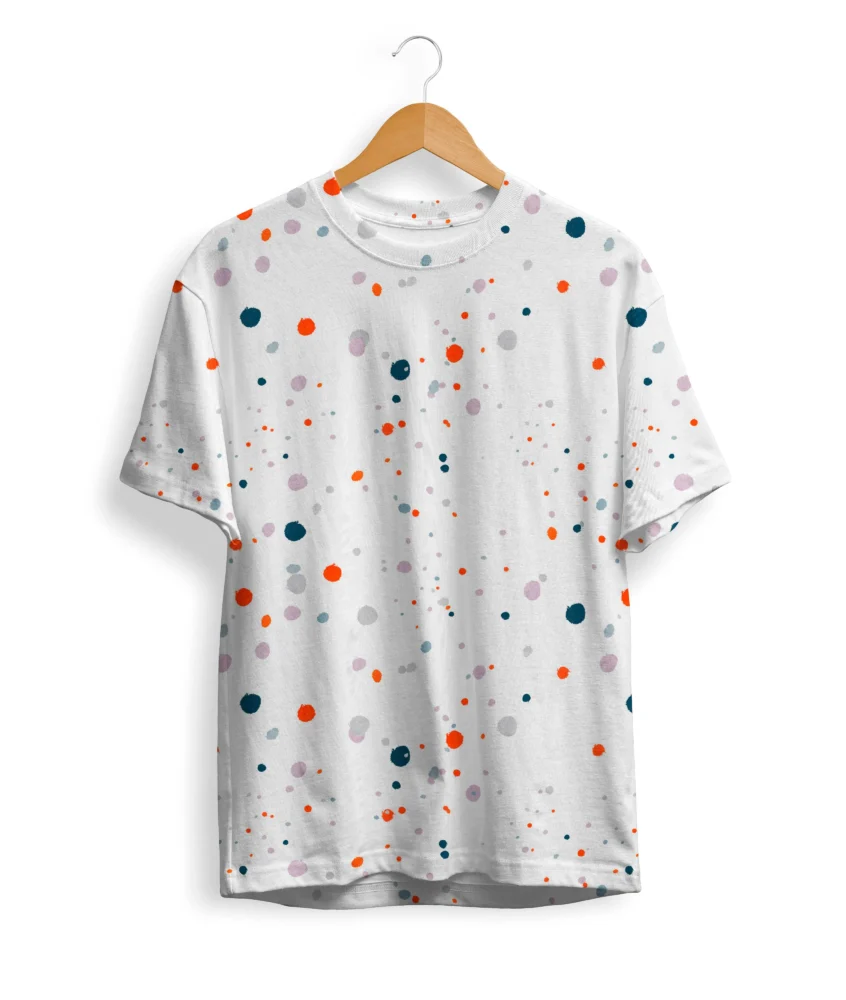 Paint Dots Pattern T-Shirt