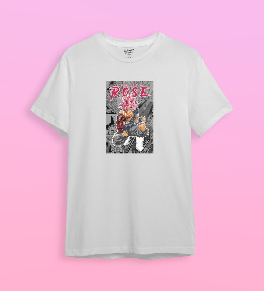 Dragon Ball Z Pink Super Saiyan Oversized T-Shirt