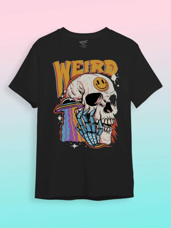 Weird Skull Oversized T-Shirt