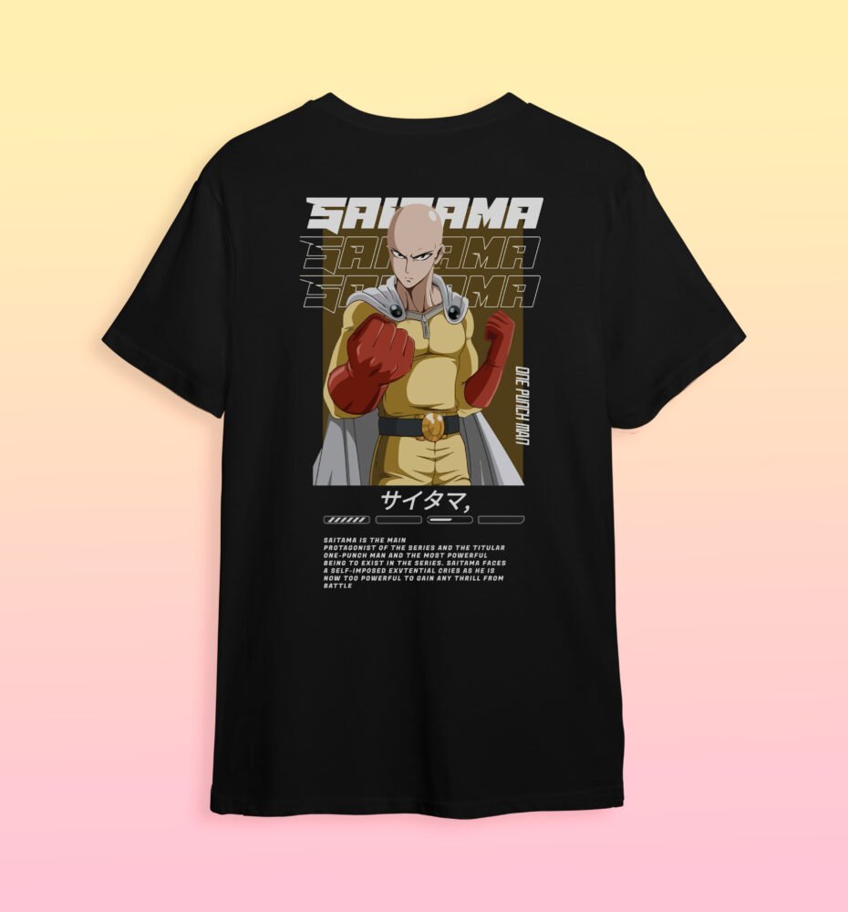 Saitama One Punch Man Oversized T-Shirt