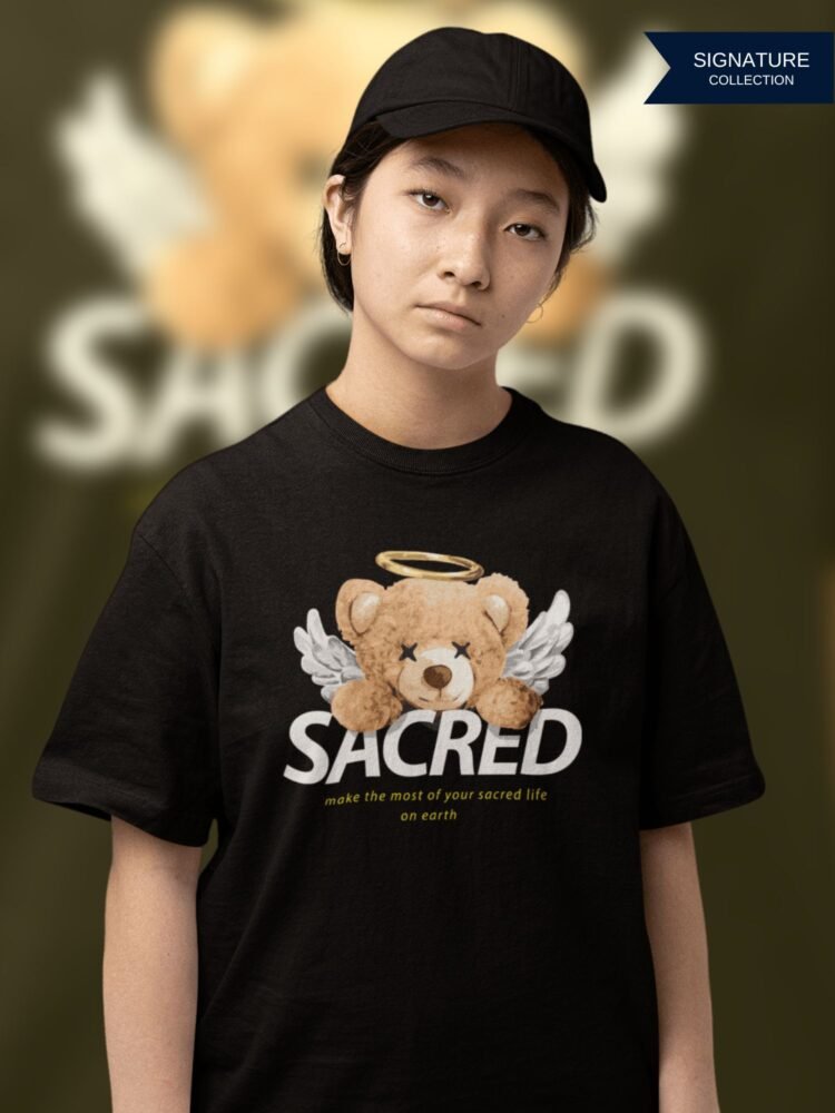 Sacred featured image black model