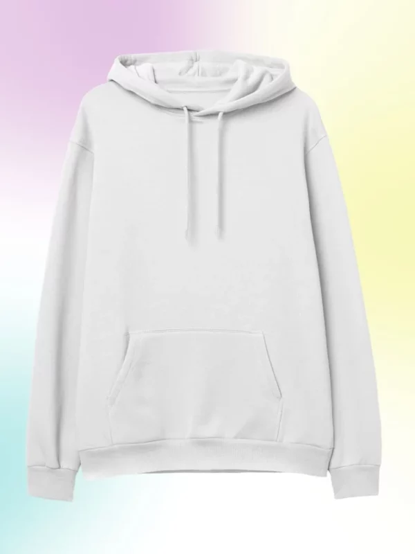 lose the ego white hoodie front