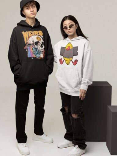 mockup-of-two-young-kids-with-90s-outfits-wearing-oversized-hoodies-m26224