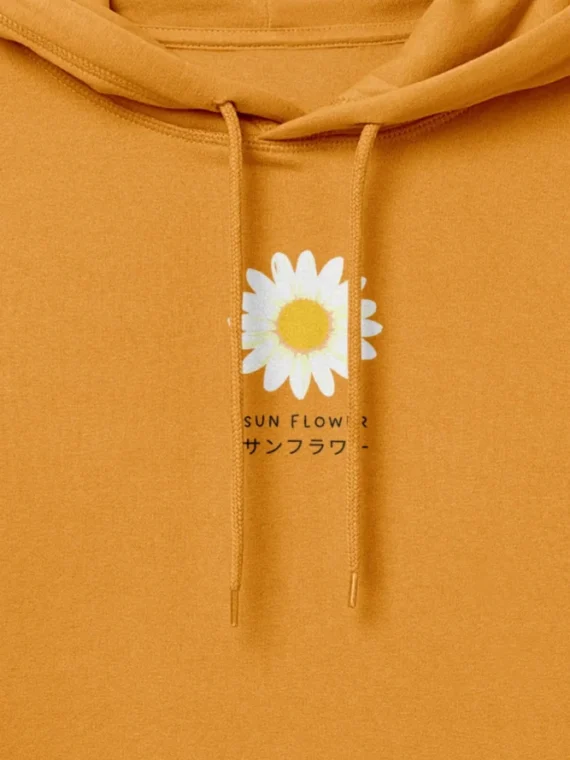 Japanese Sunflower Hoodie