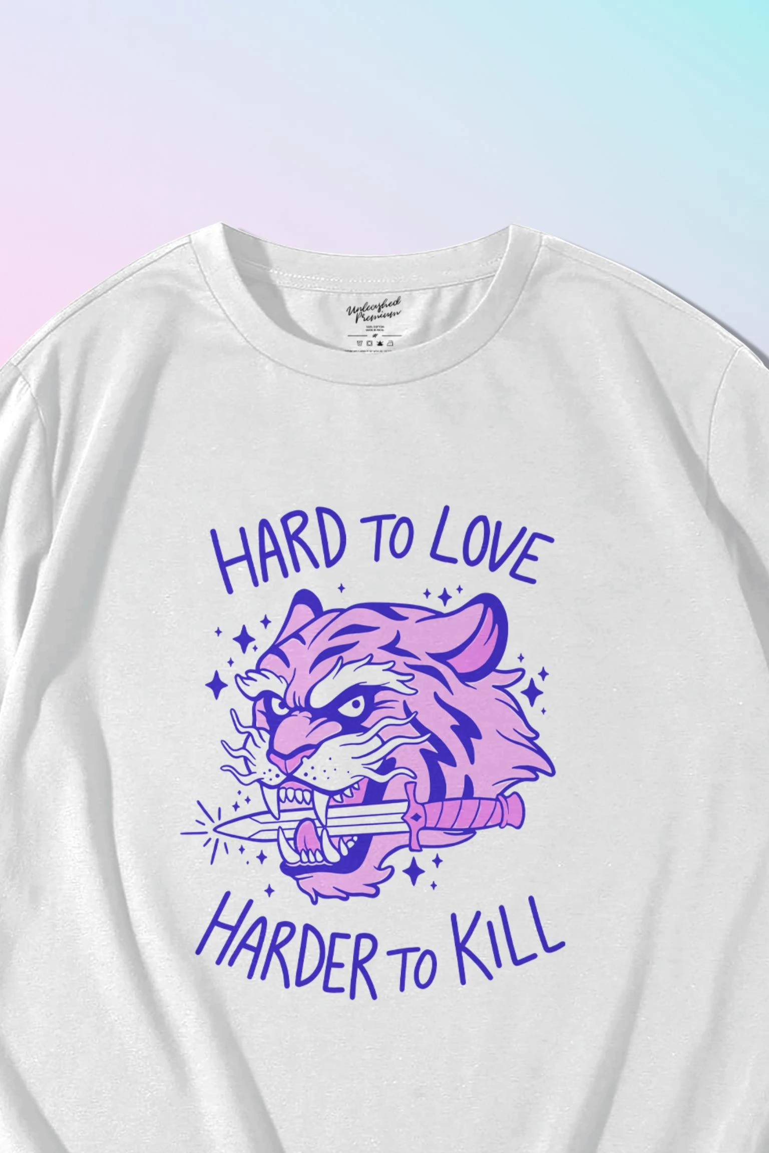 Hard to Love Harder to Kill Oversized T Shirt