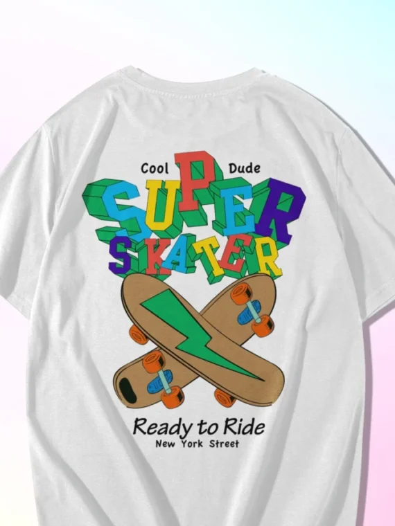 Super Skater Oversized T Shirt