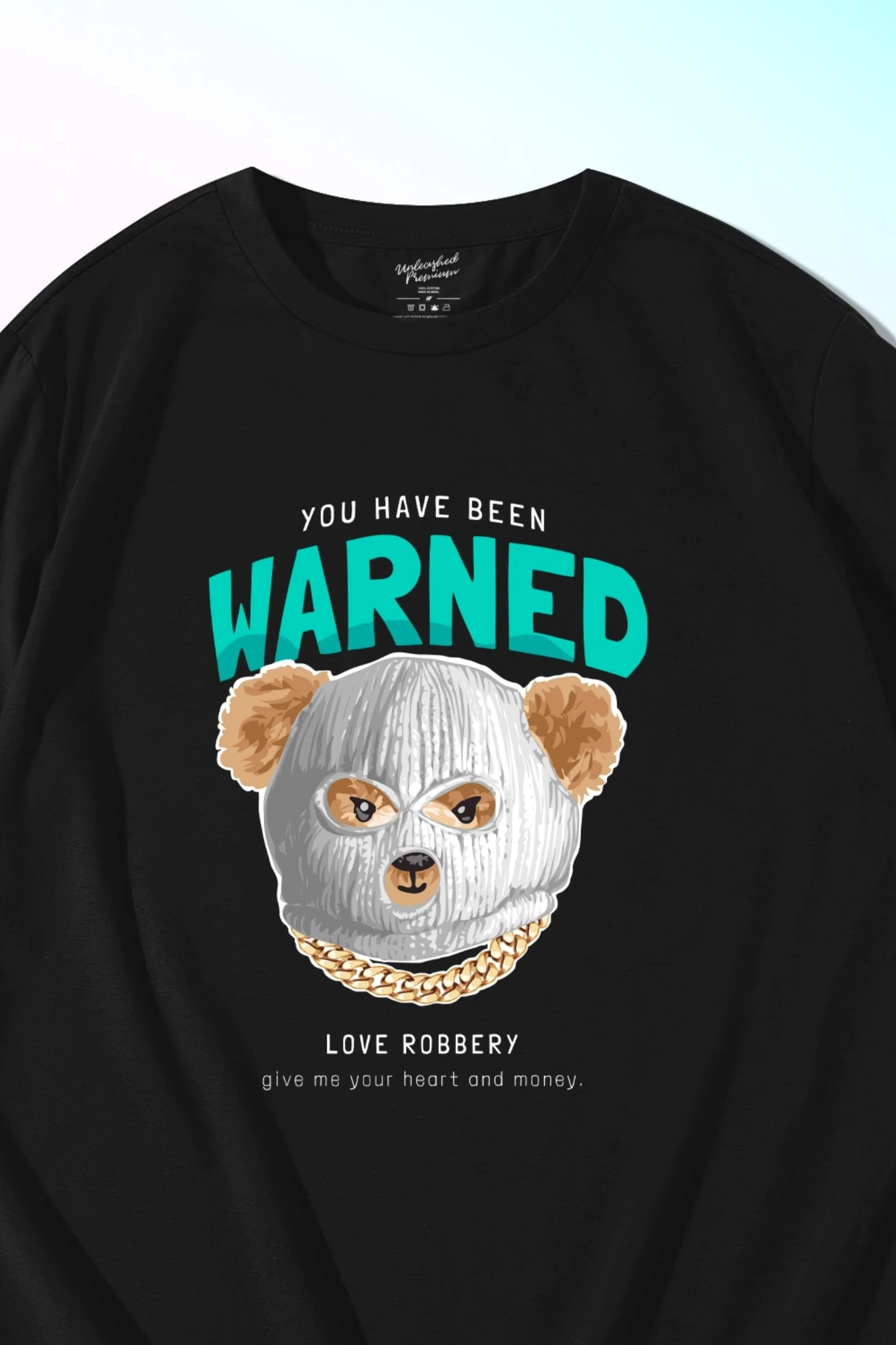Warned Teddy Oversized T-Shirt