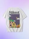 Silent Night City Oversized T Shirt
