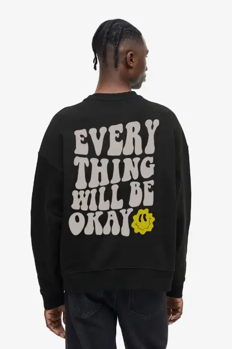 Every Thing Will Be Okey  Oversized Sweatshirt