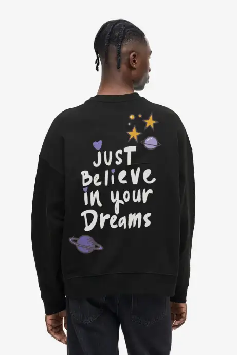 Just Blieve In Your Dream  Oversized Sweatshirt